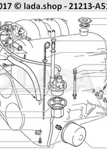 Original LADA 0000-1000260060, Gasket 8x14x1