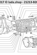 Original LADA 2101-1701017, Pasador