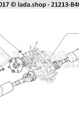 Original LADA 0000-1005541321, Bolt M12x1.25x75