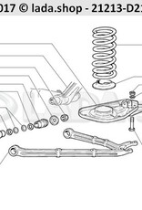 Original LADA 2101-2904192-83, Rotule supérieur