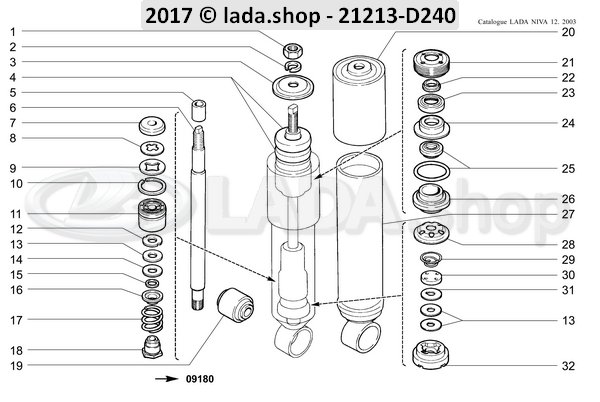 Original LADA 2101-2905619-10, Manchon de guidage. piston