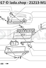 Original LADA 21213-5303034, Eslabon de la bisagra