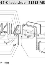 Original LADA 2121-6103294-02, Seal. guide rail