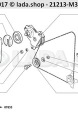 Original LADA 2101-8406162, Braçadeira 2