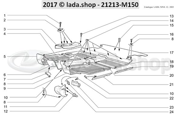 Original LADA 0000-1007669101, Self-tapping screw 3.6x12.7