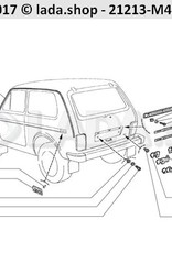 Original LADA 0000-1003276801, Schraube M6x30