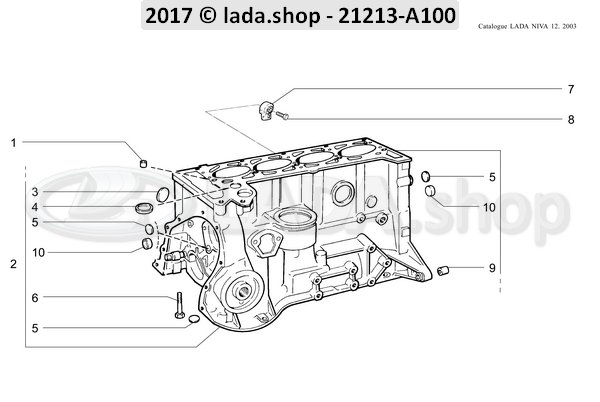 Original LADA 0000-1004328901, Cup stopper 25