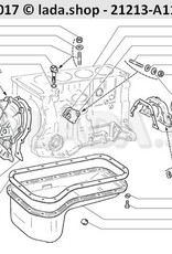 Original LADA 2107-1002064-02, Stirndeckeldichtung