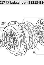 Valeo 21233-1601000, Kit d’embrayage Cpl avec palier (kit de 3)