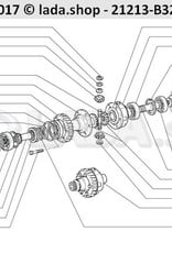 Original LADA 2121-1802163-20, Housing. differential