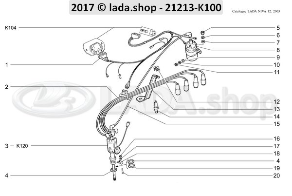 Robert Bosch GmbH 2108-3707010-86, Ignition Conecta Kit