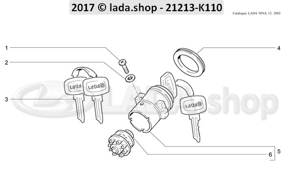 Original LADA 0000-1002605171, Arandela 4 de fijacion