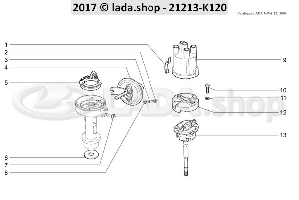 Original LADA 2101-3706004, Muelle