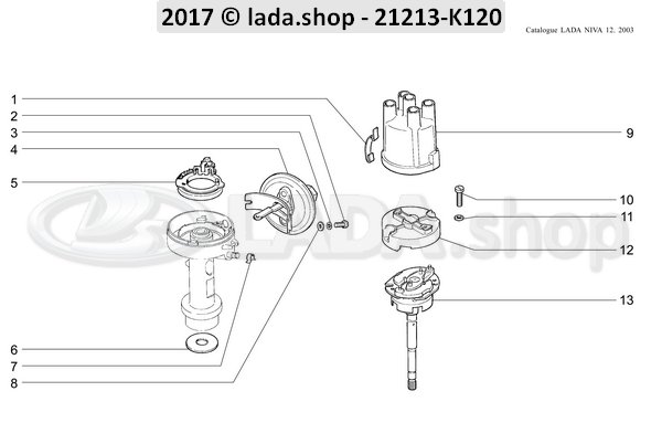 Original LADA 2101-3706107, Printemps