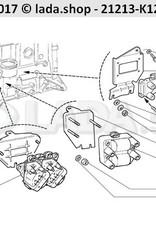 Original LADA 21214-3705410-10, Soporte de bobina