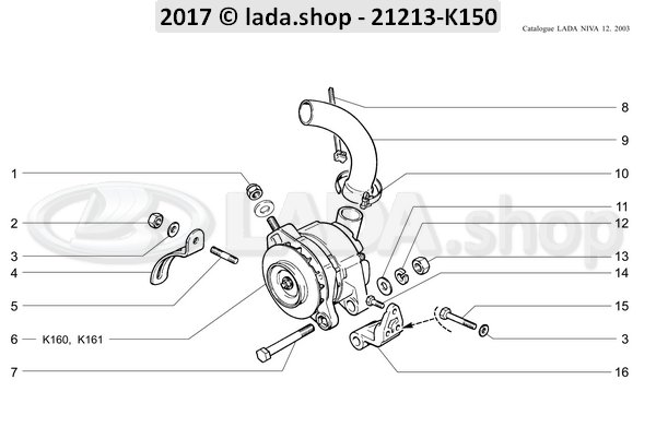 Original LADA 2101-3701635, aanpassing koppeling