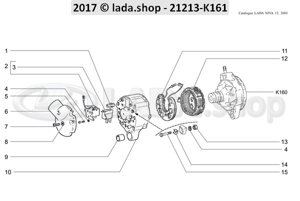 Original LADA 0000-1002058880, Connecteur pour terminaux