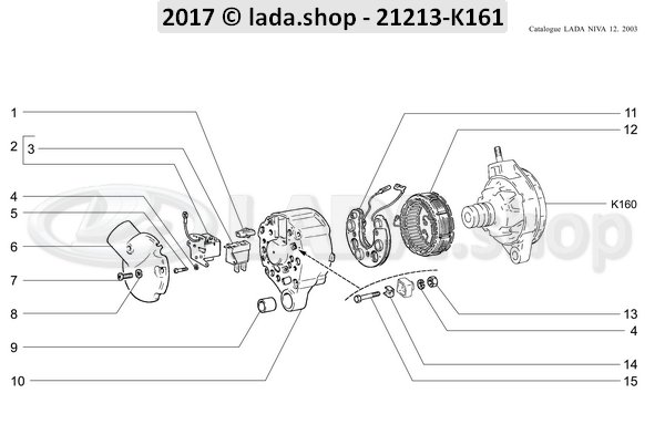 Original LADA 2101-3701342, Placa