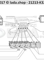 Original LADA 2108-3709600-10, Interrupteur externe d’eclairage