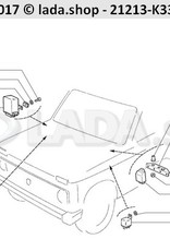 Original LADA 21061-3747110-10, Seat belt reminder relay