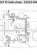Original LADA 21213-3724021, Faisceau de cables G de feu de position AV