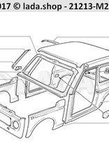 Original LADA 2121-5201029, Montante izq.