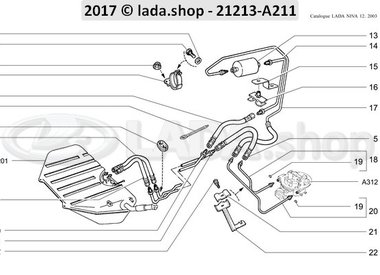 N3 Tubería de combustible TBI