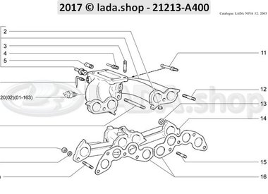 N3 Entrada e saída de manifold CARB