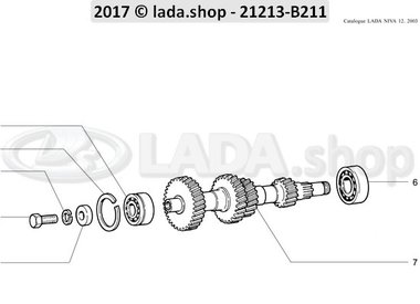 N3 Arbol intermedio de la caja de cambios