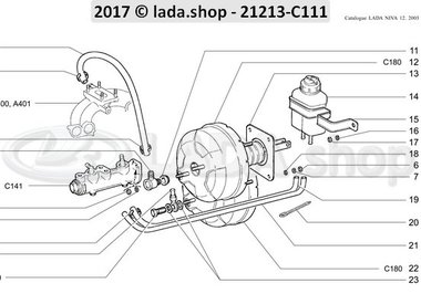 N3 Eléments de commande des freins RHD BB2103