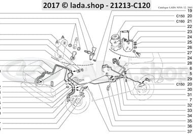 N3 Mando de frenos hidráulicos