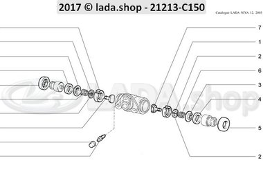 N3 Cilindro de ruedas del freno trasero