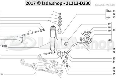 N3 Stossdämpfer und Querstabilisator