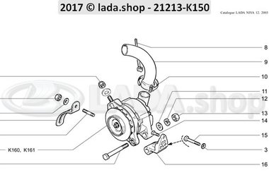 N3 Alternador con accesorios CARB