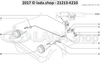 N3 Commande de réglage de phares hydraulique