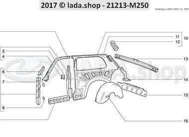 N3 Armadura del lateral y de la parte trasera