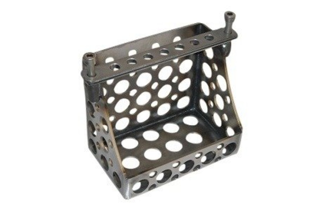 Accubak voor custom motor met Speedholes - Staal
