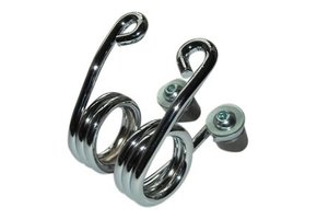 Hairpin Springs Chrome 2" with Mounting Set