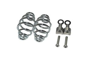Saddle Springs Chrome 4" with Mounting Kit