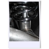 Motorrad Sitz-Federn chrom 4 Zoll mit Befestigungsset