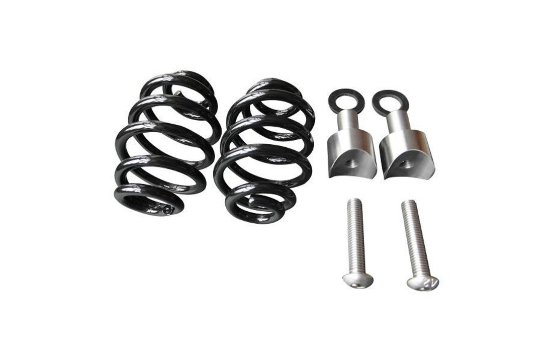 Motorcycle Saddle Springs Black 3" with mounting kit