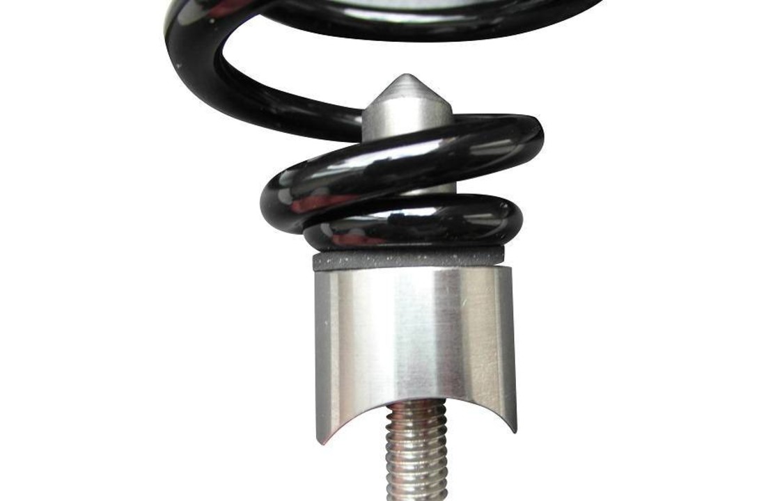 Motorcycle Saddle Springs Black 3" with mounting kit