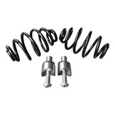 Motorcycle Saddle Springs black 4" with mounting set