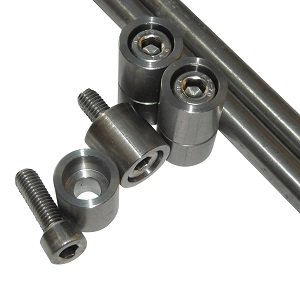 Custom Motor Achterspatbord Steun (RVS) - Achterspatbord Motor Monteren