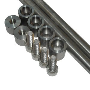 Custom Motor Achterspatbord Steun (RVS) - Achterspatbord Motor Monteren