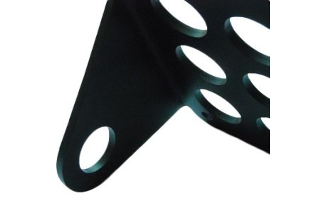 Seitlicher Kennzeichenhalter mit Bremslicht für Motorräder