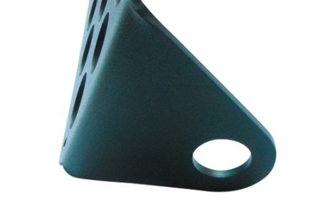 Seitlicher Kennzeichenhalter mit Bremslicht für Motorräder