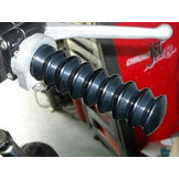 Handvatten 1" (25,4mm) voor Harley Davidson - Retro Design - Zwart