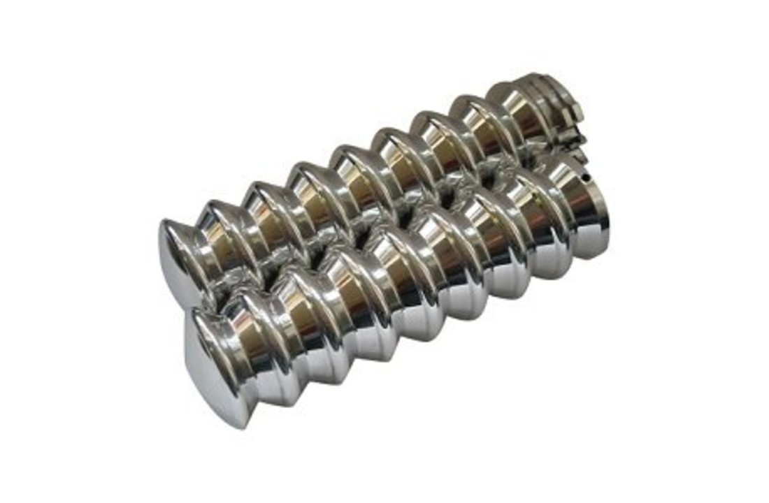 Griffe 1" (25,4mm) für Harley Davidson - Retro Design - Poliert