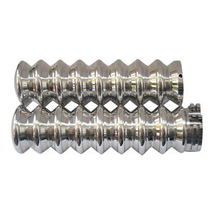 Handvatten 1" (25,4mm) voor Harley Davidson - Retro Design - Gepolijst